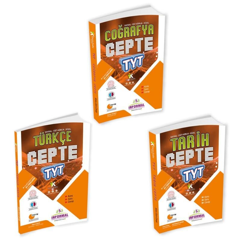 YKS-TYT CEP SET PAKET - KONU-SORU-CEVAP ÖSYM ANALİZ SERİSİ