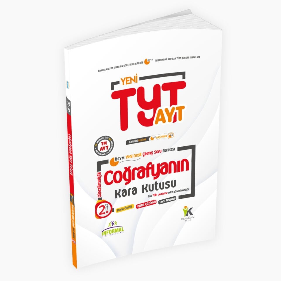 YKS-TYT Coğrafyanın Kara Kutusu Konu Özetli Dijital Çözümlü ÖSYM Çıkmış Soru Bankası İkili Set