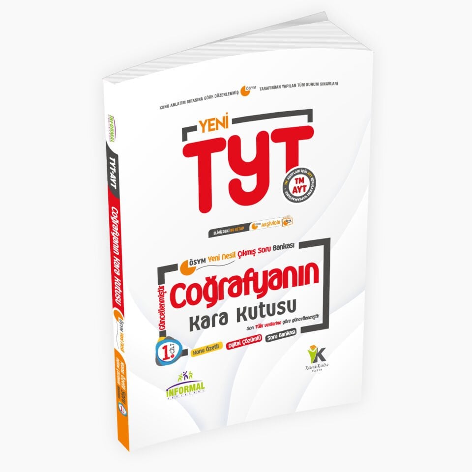 YKS-TYT Coğrafyanın Kara Kutusu Konu Özetli Dijital Çözümlü ÖSYM Çıkmış Soru Bankası İkili Set