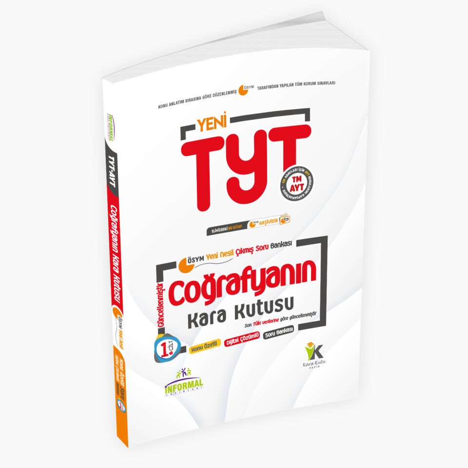 YKS-TYT Coğrafyanın Kara Kutusu Konu Özetli Dijital Çözümlü ÖSYM Çıkmış Soru Bankası İkili Set