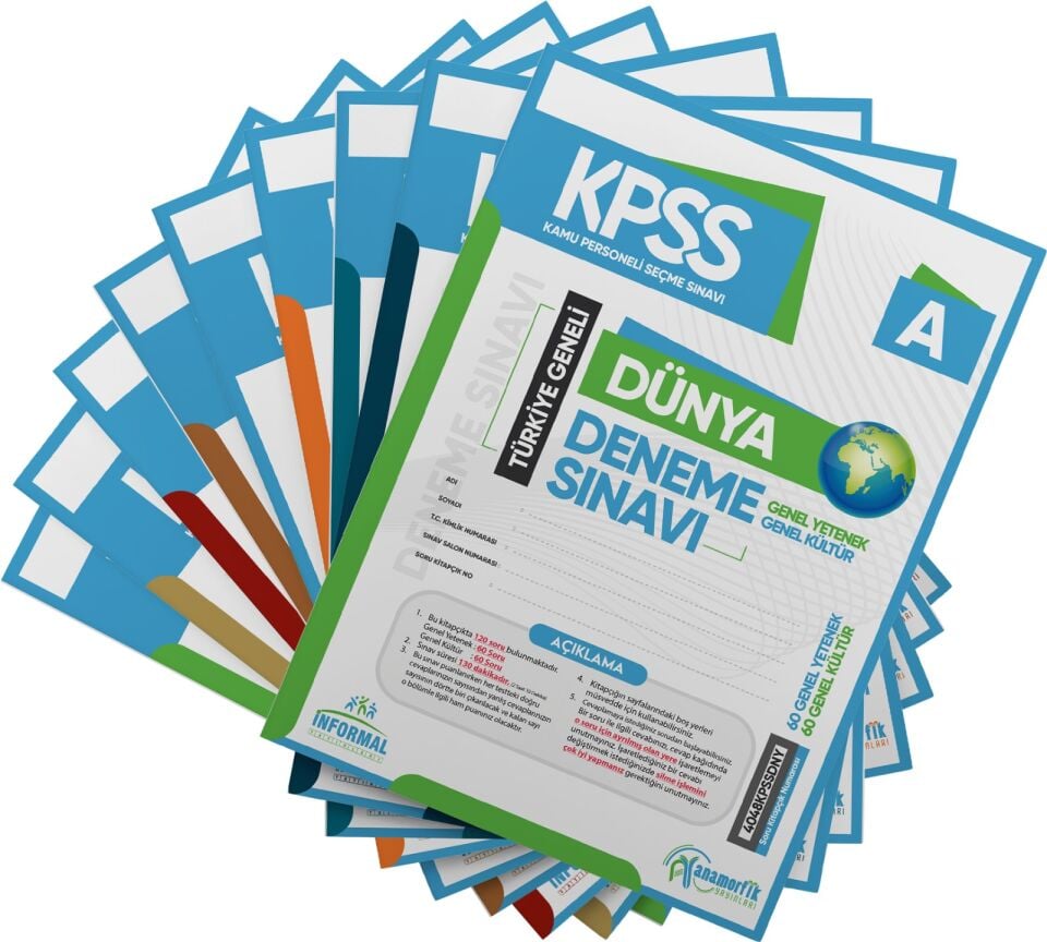 2026 KPSS Ortaöğretim GY-GK GEZEGEN Serisi 8li Deneme Paketi Kurumsal Türkiye Geneli Dijital Çözümlü