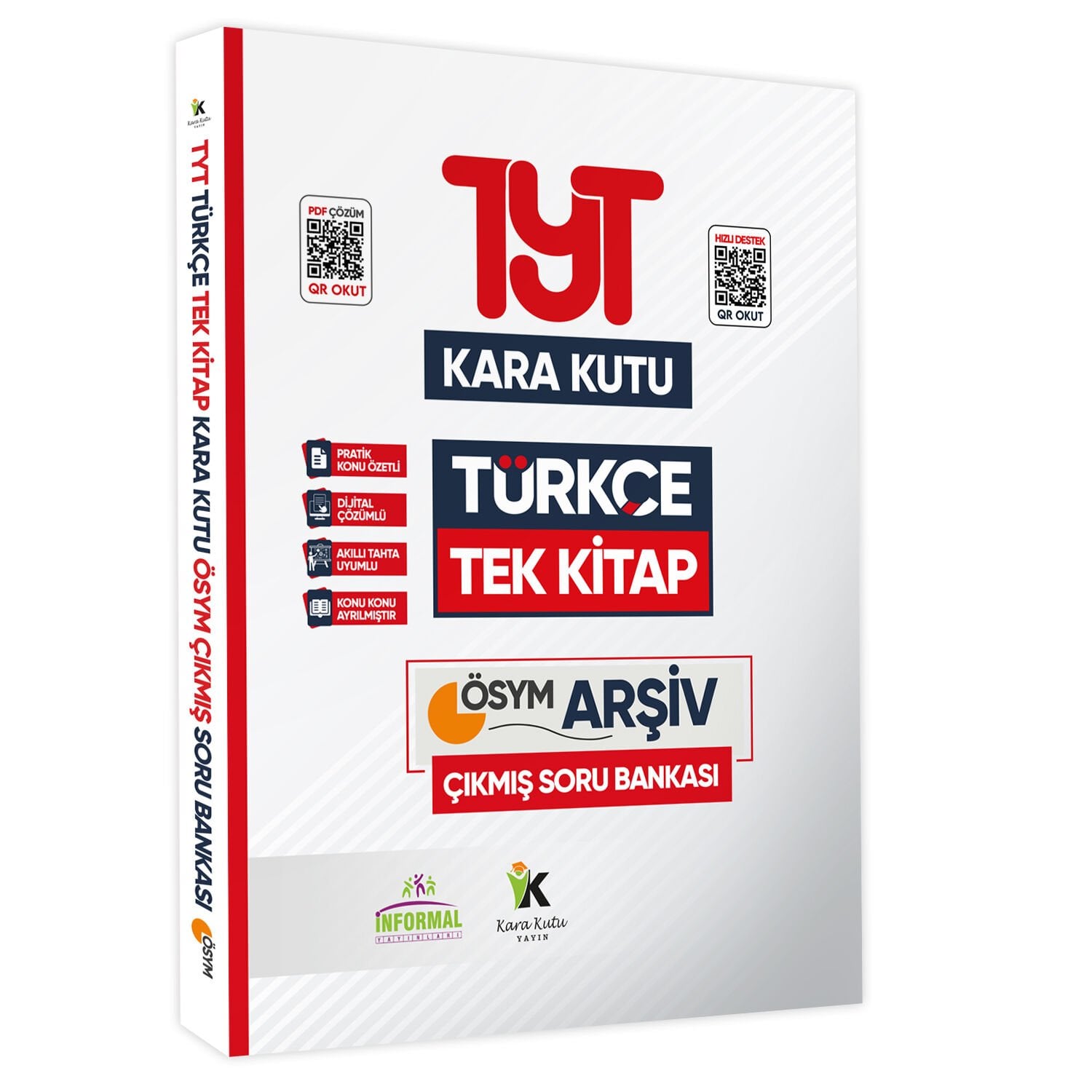 YKS-TYT Türkçenin Kara Kutusu TEK KİTAP Konu Özetli D.Çözümlü ÖSYM ARŞİV Çıkmış Soru Bankası