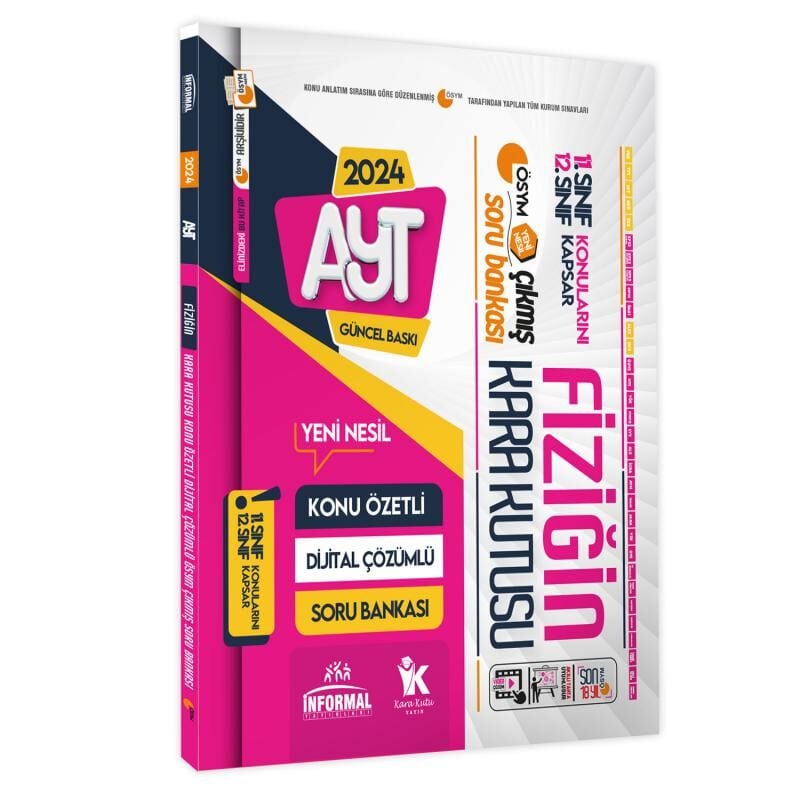 YKS-TYT-AYT Fizik Kimya Biyoloji (FKB) Kara Kutu Konu Ö. D.Çözümlü Soru Bankası PAKET SET