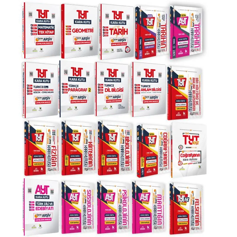 YKS-TYT-AYTnin Kara Kutusu SÖZEL Altın Set Paket Konu Özetli Dijtal Çözümlü Çıkmış Soru Bankası