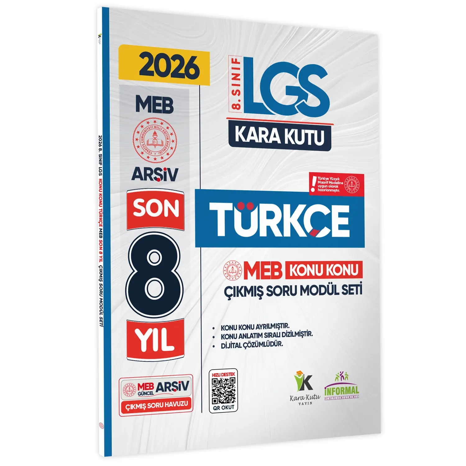 2026 LGS 8.Sınıf TÜRKÇE Karakutu MEB Çıkmış Soru Modülü Video/PDF Çözümlü Konu Konu Son 8 Yıl