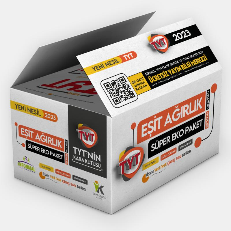 YKS-TYTnin Kara Kutusu TM (EŞİT AĞIRLIK) SÜPER EKONOMİK Paket Konu Ö. Dijital Ç. Soru Bankası