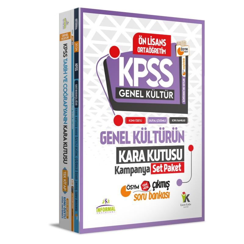 KPSS Önlisans Tarih Coğrafya Vatandaşlık Kara Kutusu Konu Özetli Dijital Çözümlü Soru Bankası