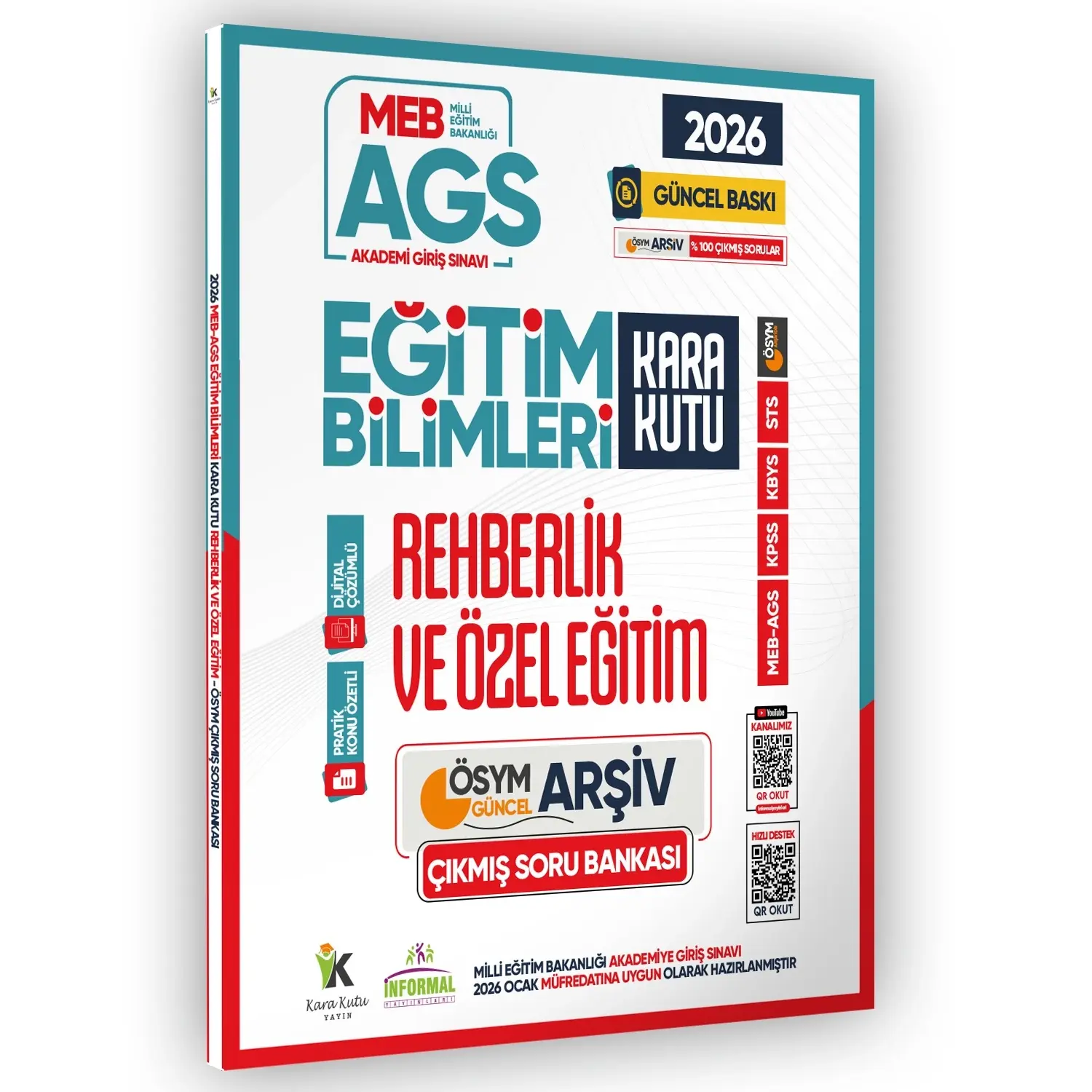 2026 MEB AGS Eğitim Bilimlerinin Kara Kutusu REHBERLİK-ÖZEL ÖĞRETİM ÖSYM Çıkmış Soru Bankası Çözümlü