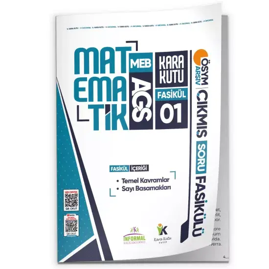 2026 MEB AGS MATEMATİK Kara Kutu 8li Fasikül SETİ ÖSYM Çıkmış Soru Bankası Çözümlü Modüler PAKET