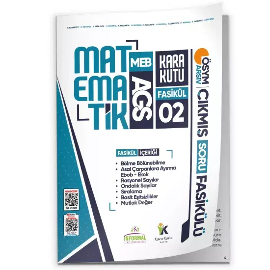 2026 MEB AGS MATEMATİK Kara Kutu 8li Fasikül SETİ ÖSYM Çıkmış Soru Bankası Çözümlü Modüler PAKET