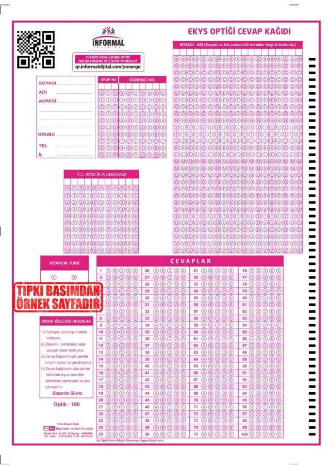 2026 MEB EKYS ÖSYM Çıkmış Soru Tıpkı Basım Deneme Paketi 7li Türkiye Geneli Soru Kitapçıkları