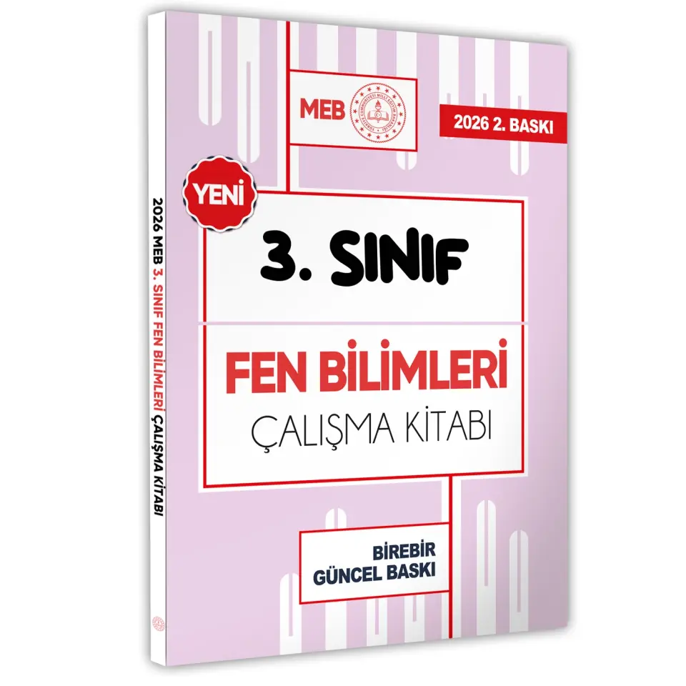 2026 MEB ÖDM İlkokul 3.Sınıf FEN BİLİMLERİ Çalışma Kitabı Alıştırmalı Soru Bankası BASKI ÜCRETİ