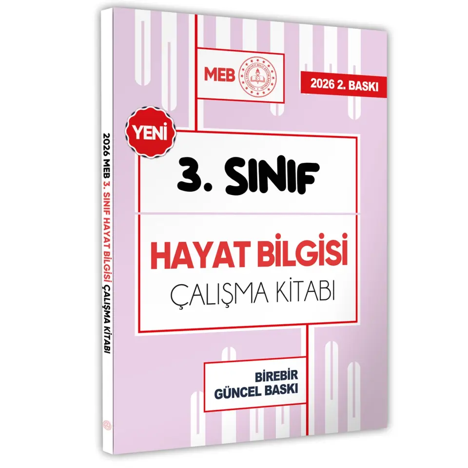 2026 MEB ÖDM İlkokul 3.Sınıf HAYAT BİLGİSİ Çalışma Kitabı Alıştırmalı Soru Bankası BASKI ÜCRETİ