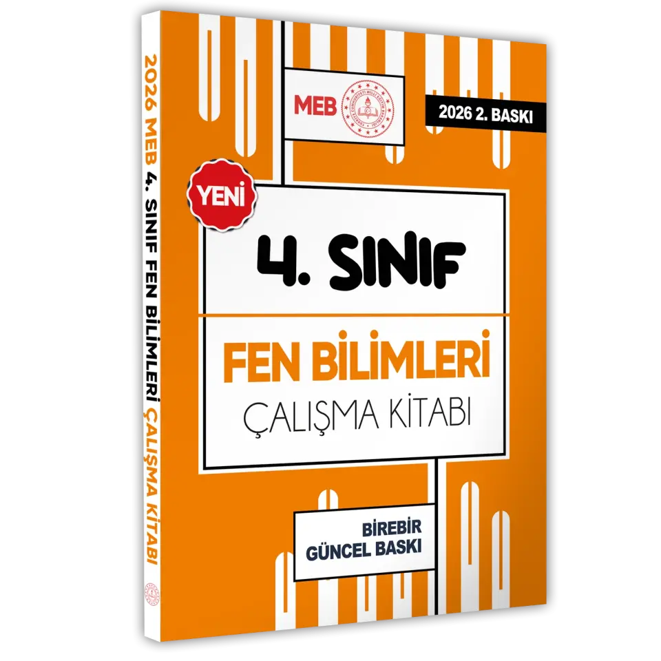 2026 MEB ÖDM İlkokul 4.Sınıf FEN BİLİMLERİ Çalışma Kitabı Alıştırmalı Soru Bankası BASKI ÜCRETİ