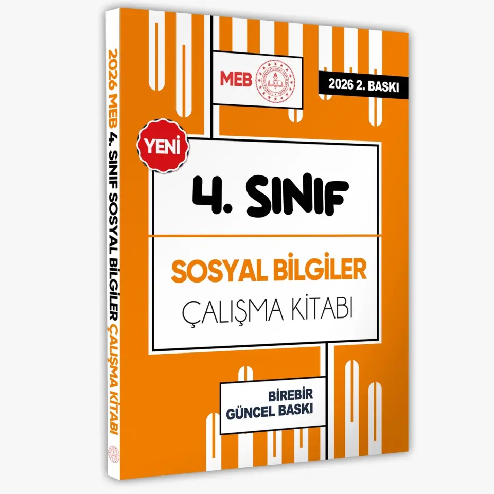 2026 MEB ÖDM İlkokul 4.Sınıf SOSYAL BİLGİLER Çalışma Kitabı Alıştırmalı Soru Bankası  BASKI ÜCRETİ