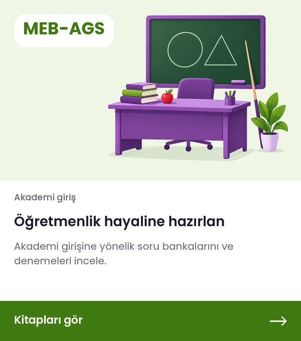 MEB-AGS kitapları — Öğretmenlik hayaline hazırlan