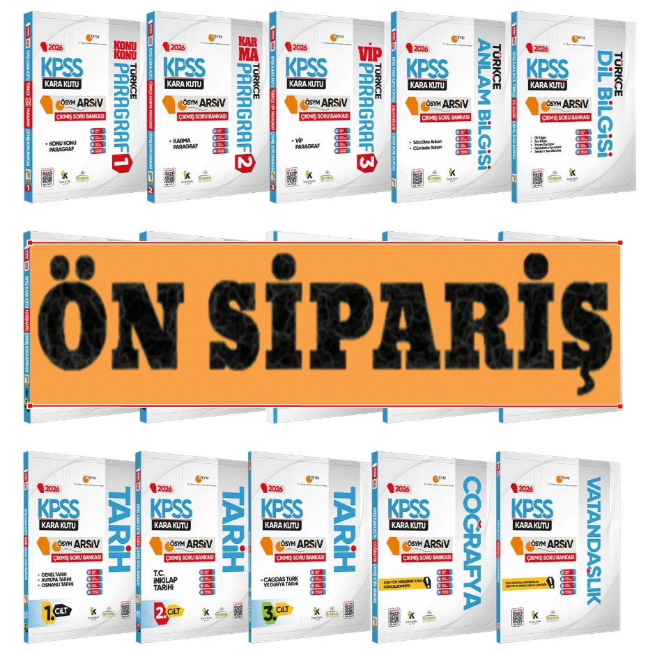 Ön Sipariş KPSS Kara Kutusu – ÖSYM Çıkmış Sorular Kitabı