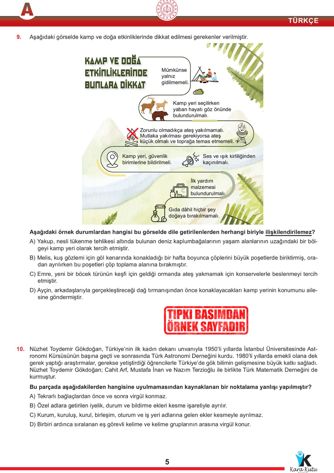 2026 8.Sınıf LGS Ocak Ayı MEB Örnek Soru Tıpkı Basım 5li Sarmal Deneme Paketi Dijital Çözümlü