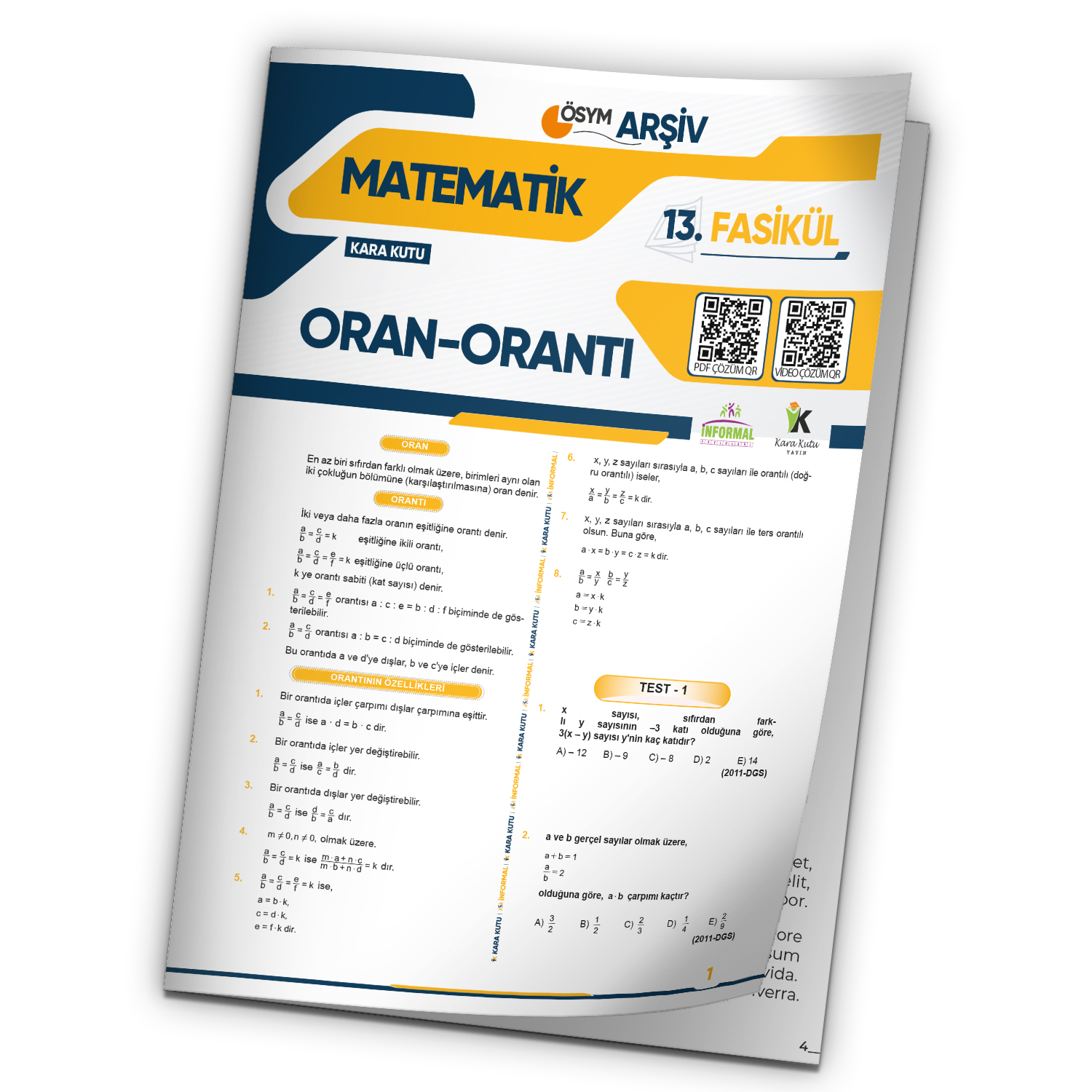 2025 ALES Matematik Kara Kutu Oran-Orantı 13.Fasikül ÖSYM Çıkmış Soru Bankası Modüler Set Çözümlü