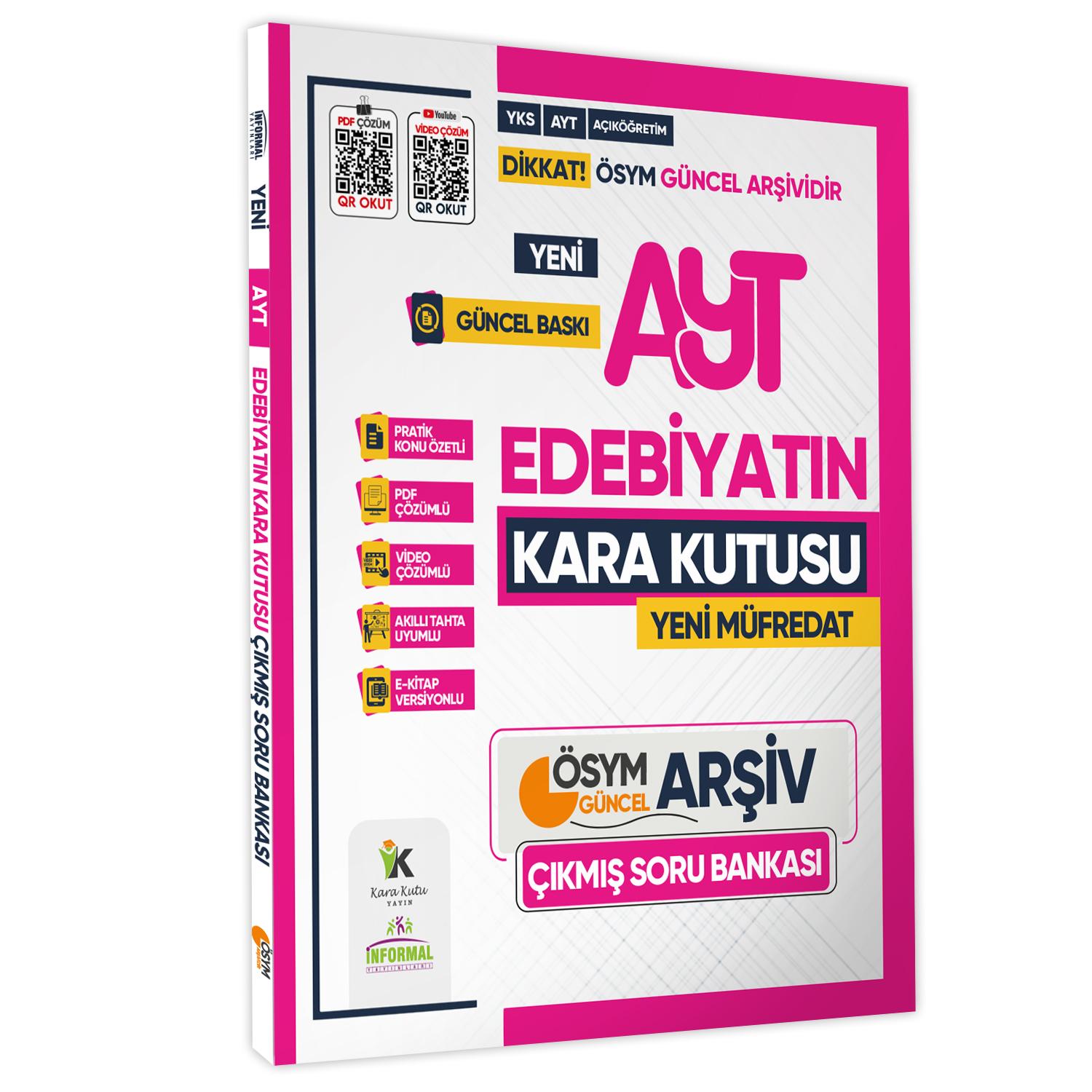 2025 TYT-AYT Kara Kutu ÖSYM Çıkmış Soru Bankası TM (EŞİT AĞIRLIK) ALTIN SET Konu Ö. PDF/Video Çözüm