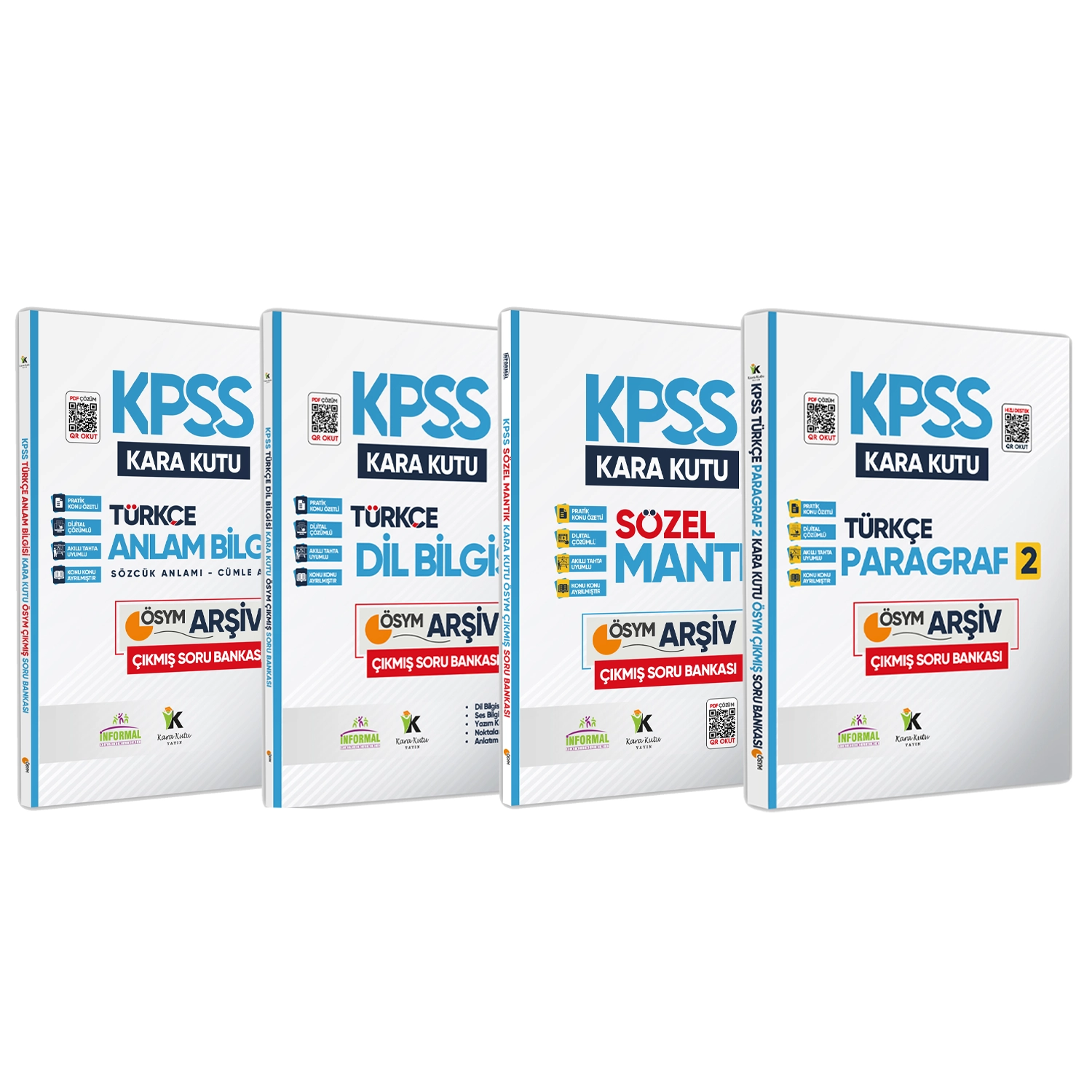 KPSS Türkçenin Kara Kutusu Dijital Çözümlü Konu Özetli Soru Bankası Altın Set