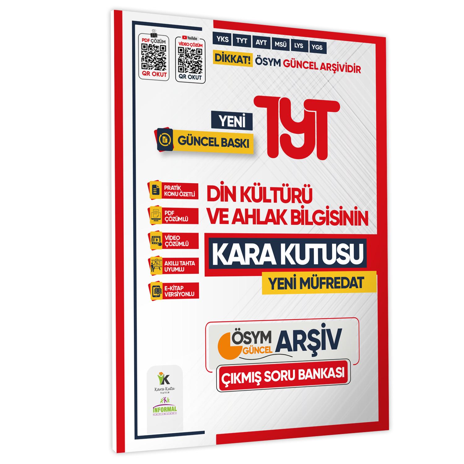 2025 TYT-AYT Kara Kutu ÖSYM Çıkmış Soru Bankası TM (EŞİT AĞIRLIK) ALTIN SET Konu Ö. PDF/Video Çözüm