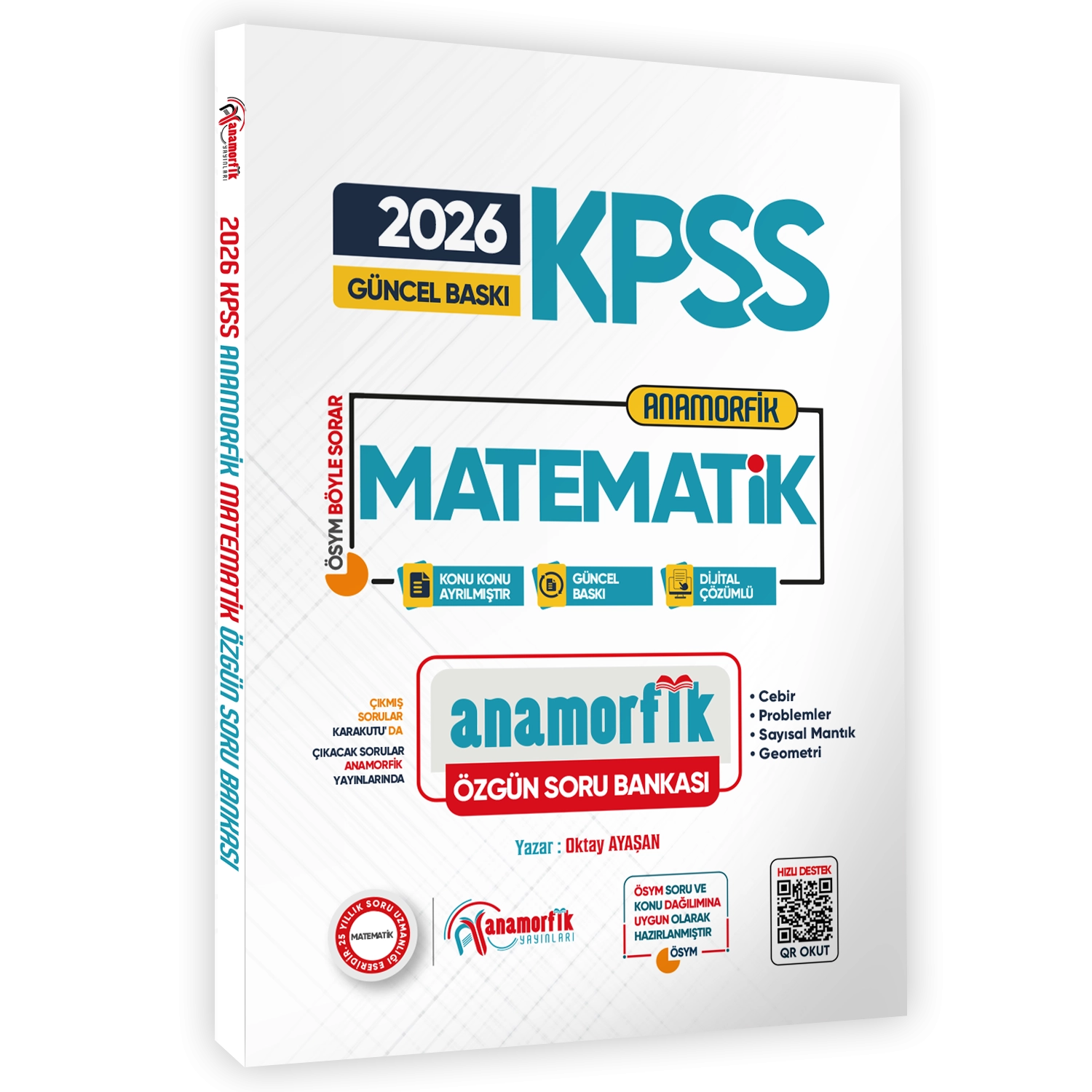  2026 KPSS Yeni Sistem Anamorfik Matematik Özgün Soru Bankası Konu Konu Dijital Çözümlü