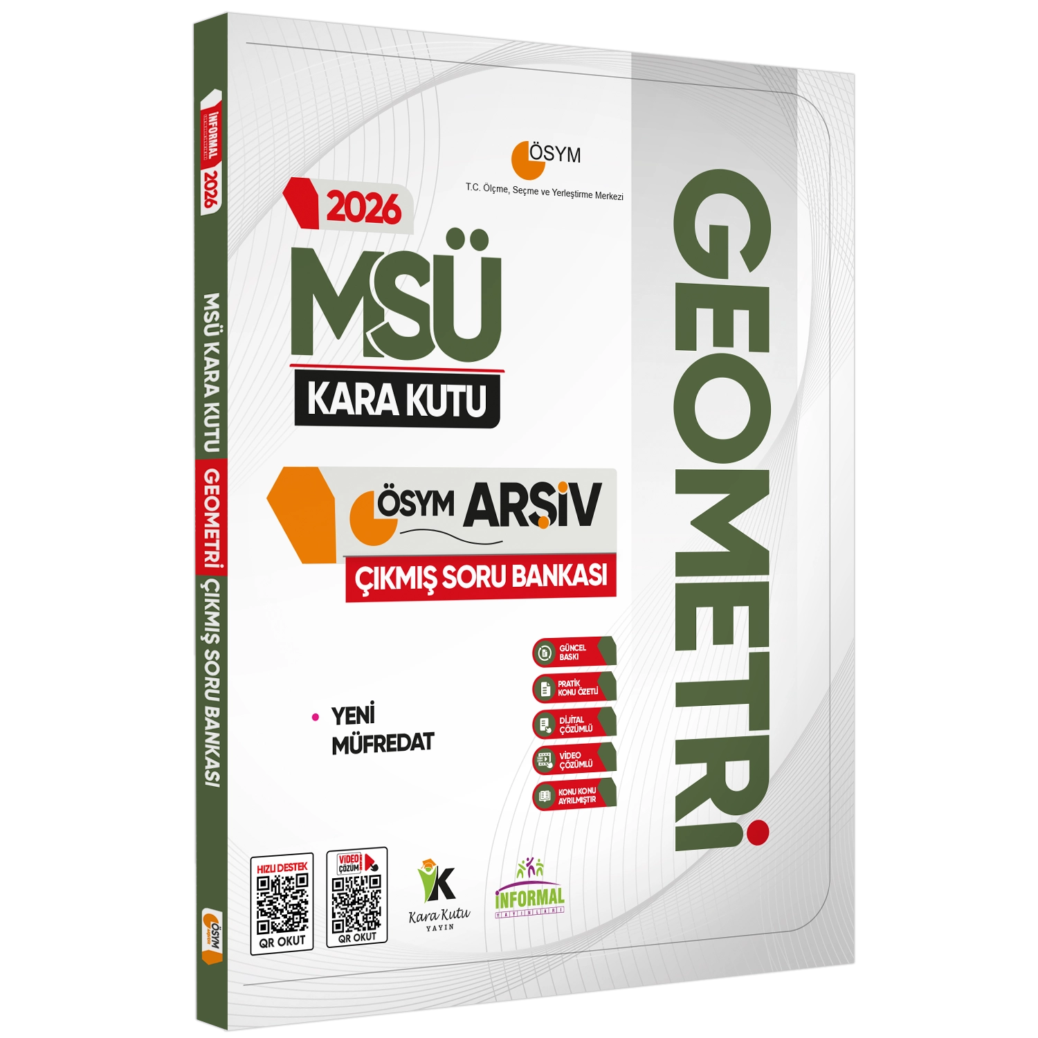 2026 MSÜ GEOMETRİNİN Kara Kutusu ÖSYM Çıkmış Soru Havuzu Bankası Konu Özetli Çözümlü
