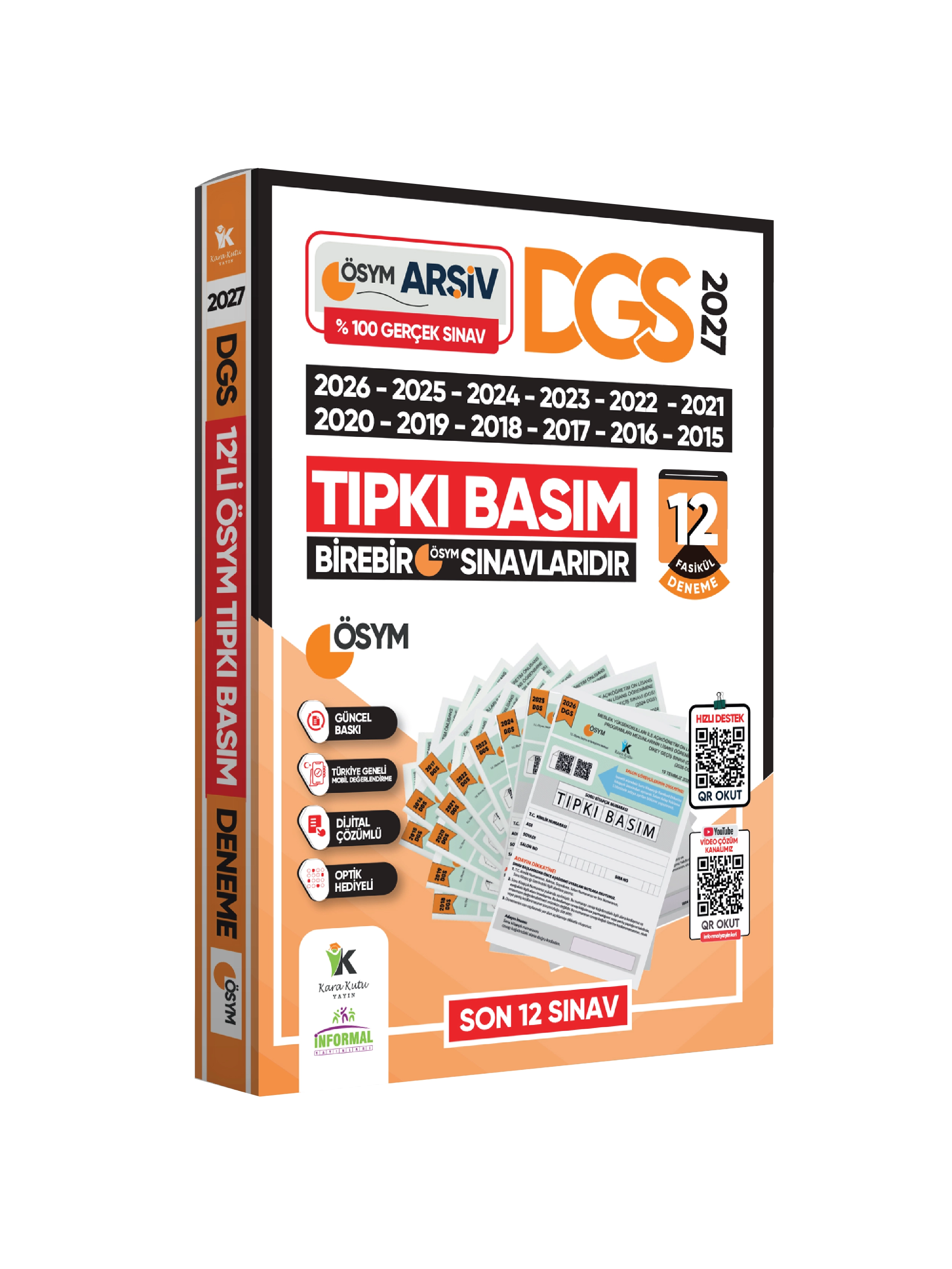 2027 DGS Çıkmış Soru Tıpkı Basım ÖSYM TAM Kitapçık SAY-SÖZ-TM 12li Deneme D. Çözümlü Türkiye Geneli