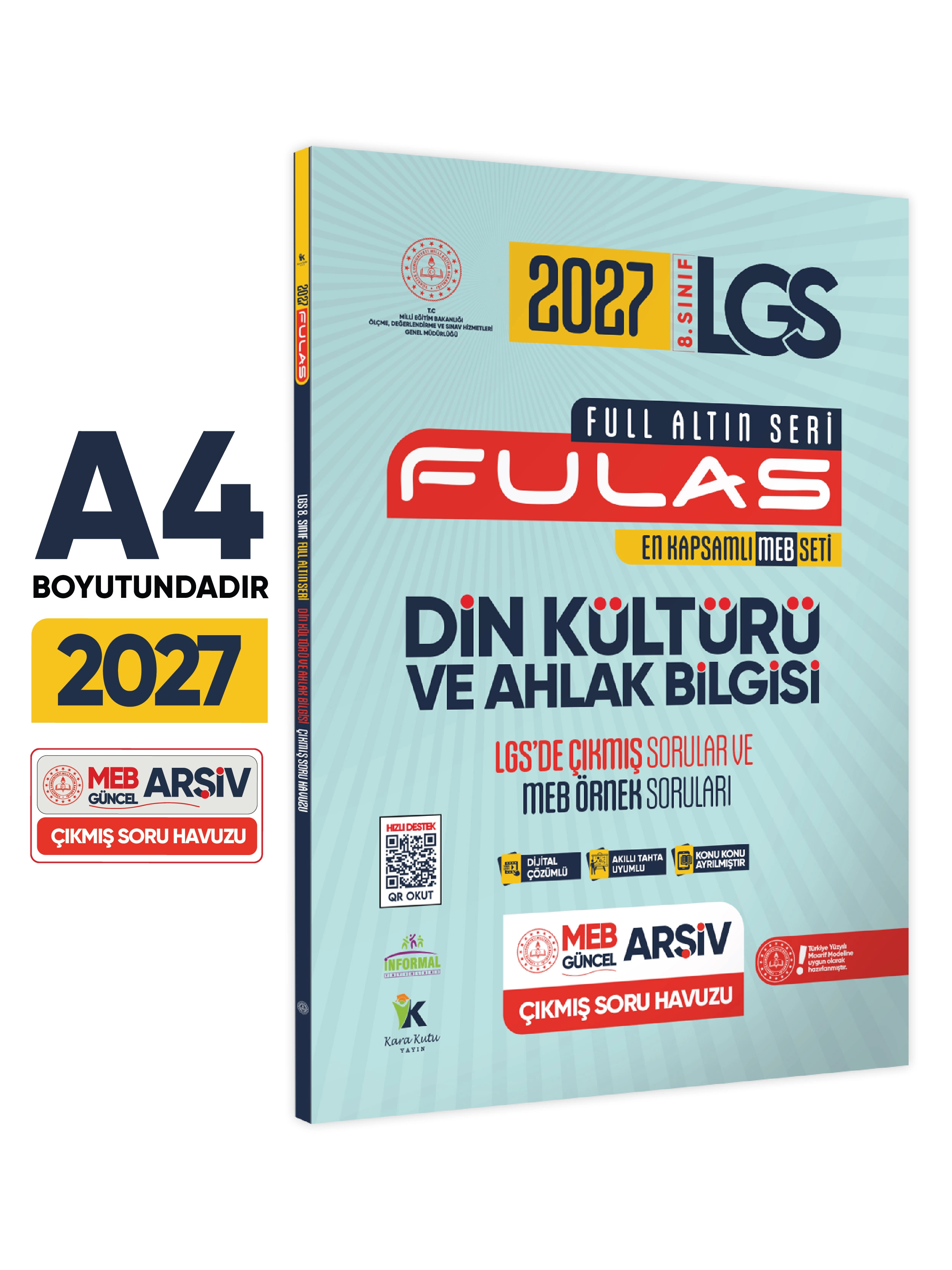 2027 8.Sınıf Full LGS Altın Seri(FULAS)LGS/MEB Örnek Çıkmış Modüler Soru Bankası Çözümlü SÖZEL SET