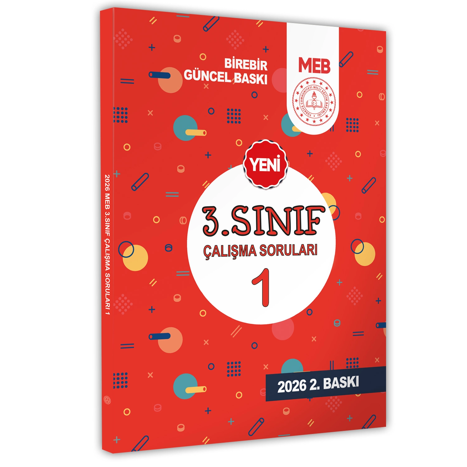 2026 MEB İlkokul 3.Sınıf Çalışma Soruları 1 Tüm Dersler Kazanım Pekiştirme Kitabı BASKI ÜCRETİ