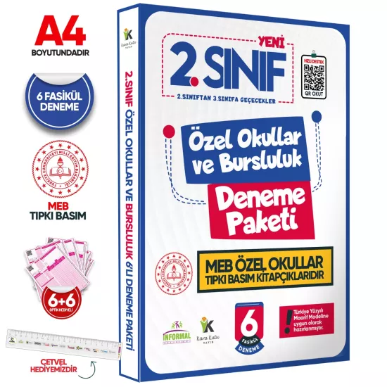 2026 2.Sınıf Maarif Modeli Hashtag Yayınları 4lü SARMAL Özgün ve MEB Tıpkı Basım 6lı Deneme Paketi