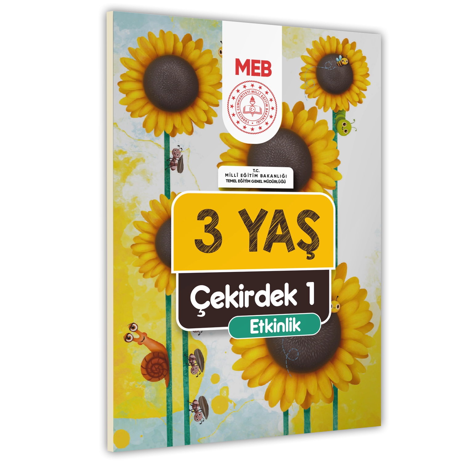 3 Yaş Okul Öncesi MEB Etkinlik Kitabı 2’li Set Çekirdek Eğlenceli ve Öğretici Aktiviteler(A4 Renkli)