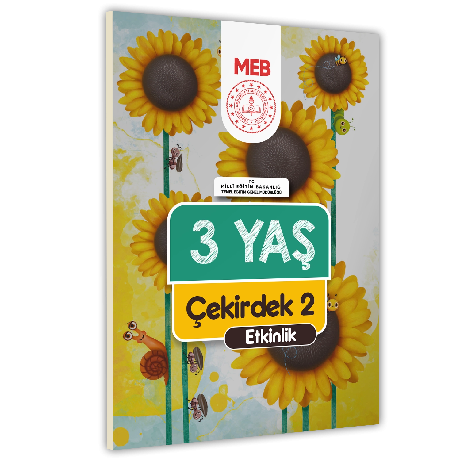 3 Yaş Okul Öncesi MEB Etkinlik Kitabı 2’li Set Çekirdek Eğlenceli ve Öğretici Aktiviteler(A4 Renkli)