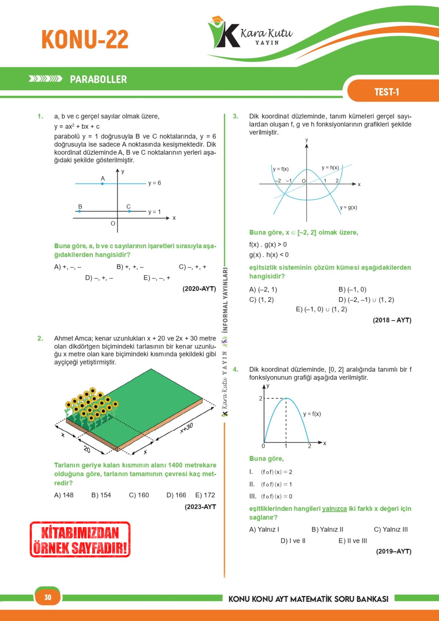 2027 YKS-AYT Matematik-Geometri ÖSYM Çıkmış Soru Bankası Konu Konu Son 9 Yıl Video/PDF Çözümlü