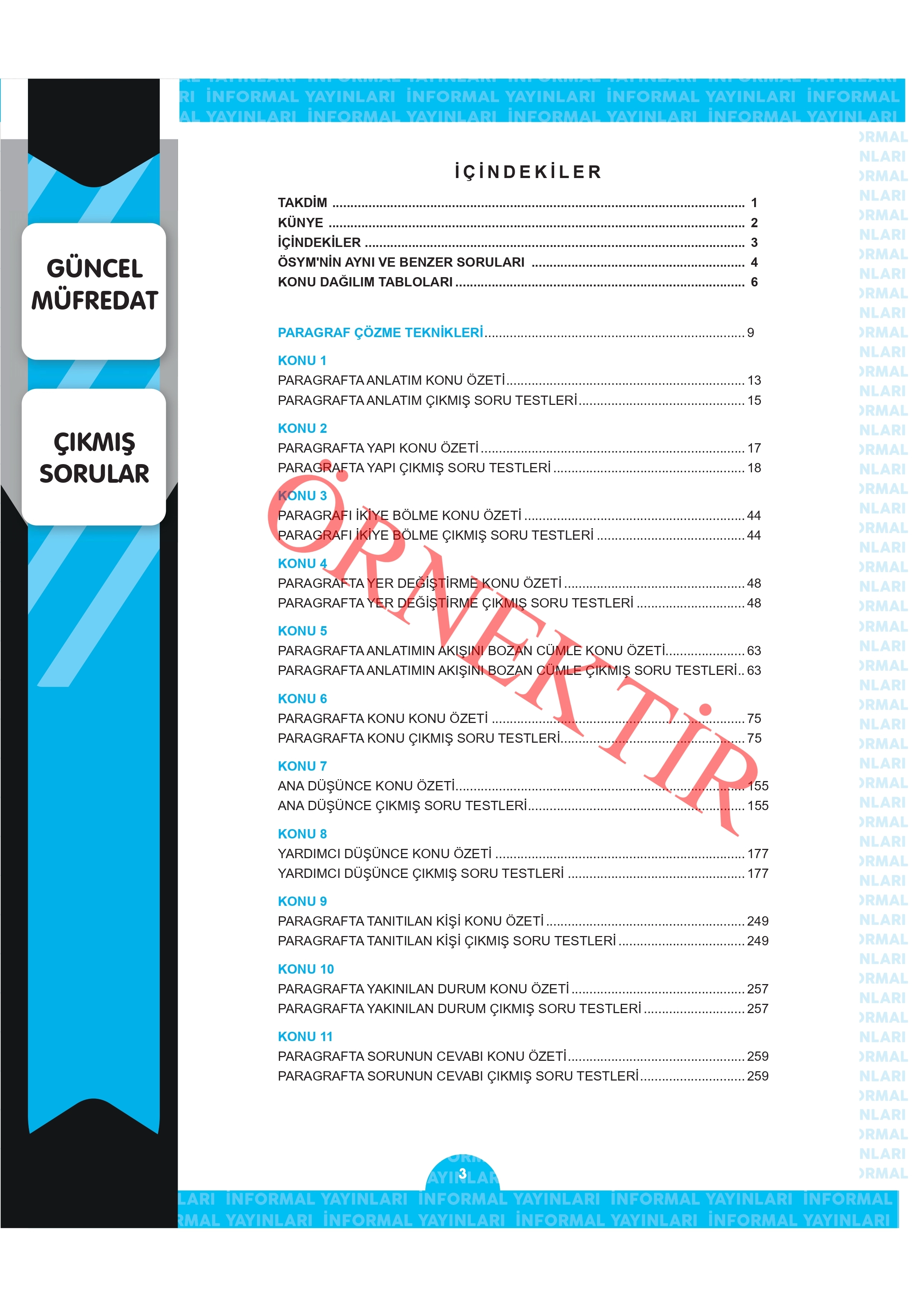 2026 DGS Türkçenin Kara Kutusu PARAGRAF 1 KONU KONU ÖSYM Çıkmış Soru Bankası Konu Özetli Çözümlü