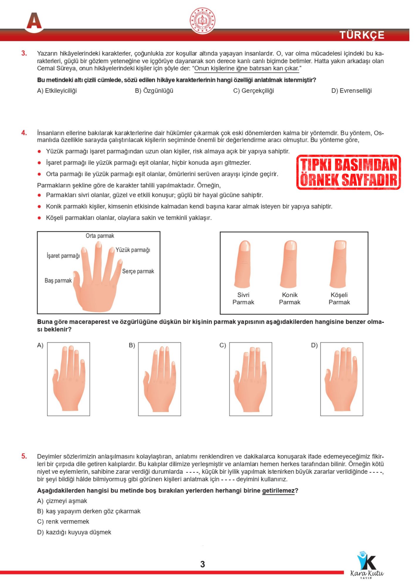 2026 8.Sınıf LGS Aralık Ayı MEB Örnek Soru Tıpkı Basım 5li Sarmal Deneme Paketi Dijital Çözümlü