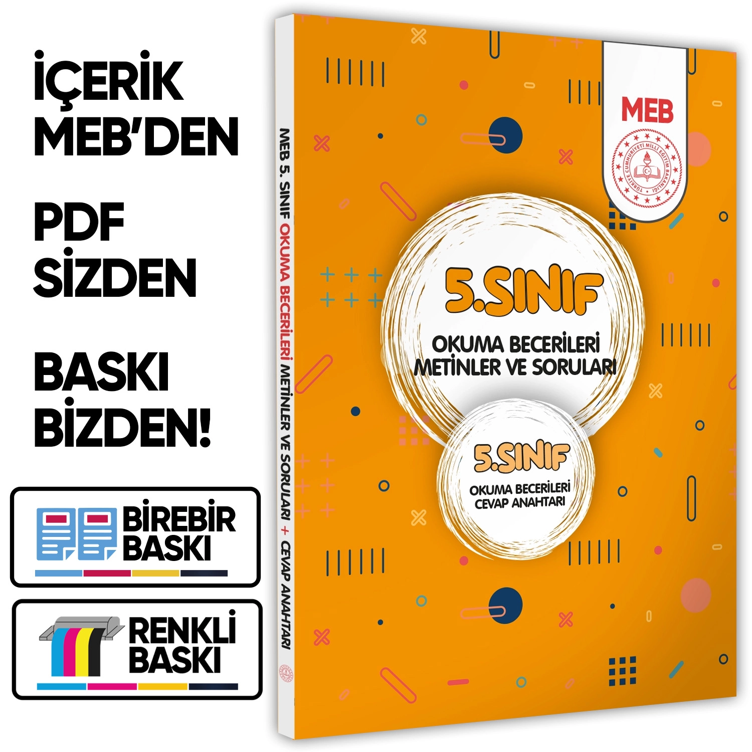 2026 5.Sınıf Maarif SİSTEM MEB Yardımcı Kaynakları Okuma Becerileri Kitabı BASKI ÜCRETİ