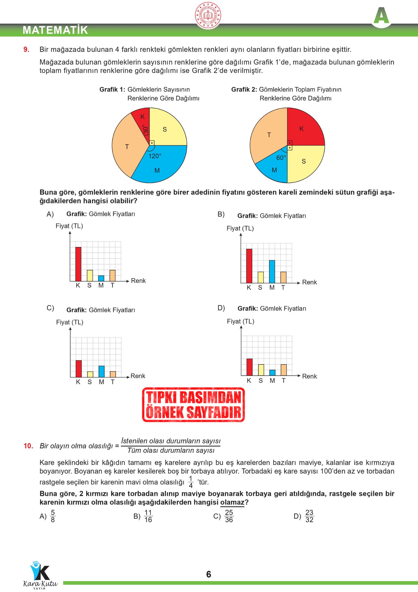 2026 8.Sınıf LGS Mayıs Ayı MEB Örnek Soru Tıpkı Basım 6lı Sarmal Deneme Paketi Dijital Çözümlü