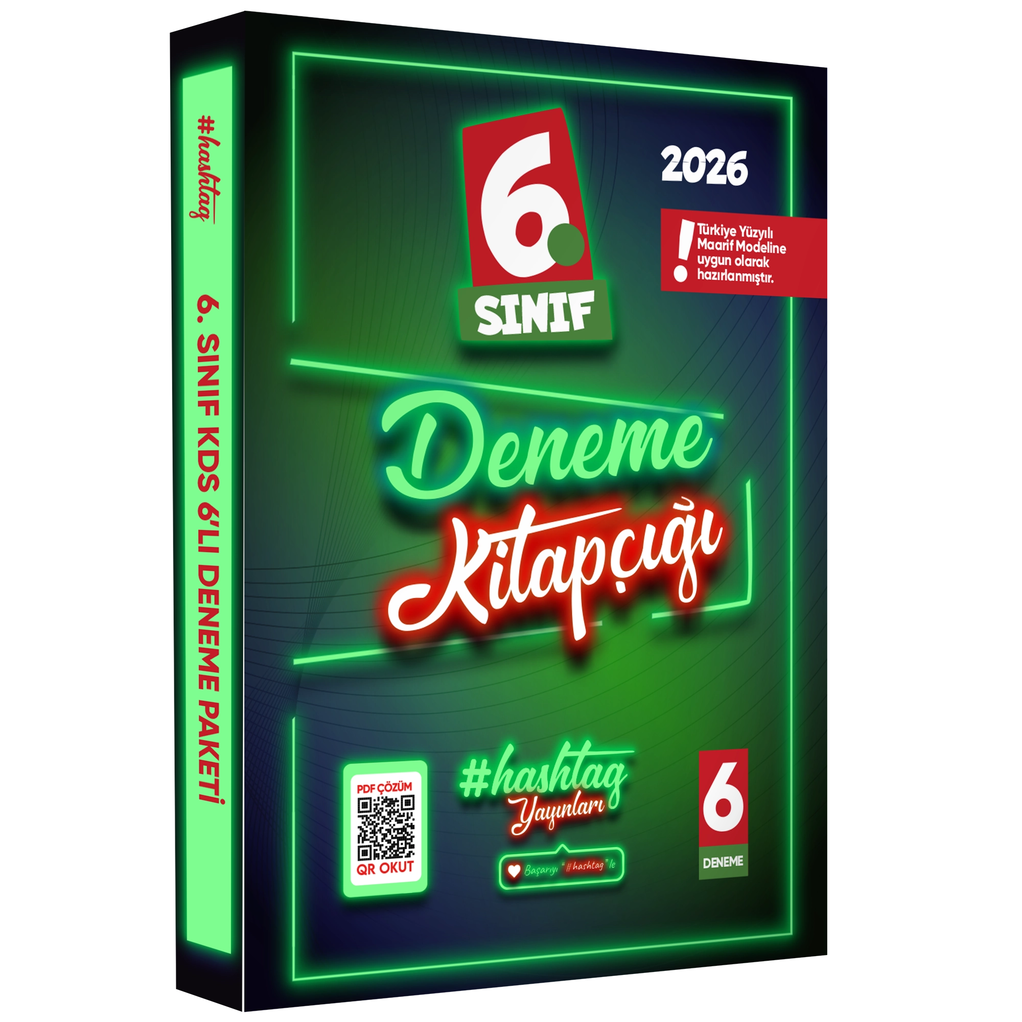 2026 6.Sınıf #hashtag Kazanım Değerlendirme Sınavı 6lı SARMAL Deneme Paketi Çözümlü Türkiye Geneli