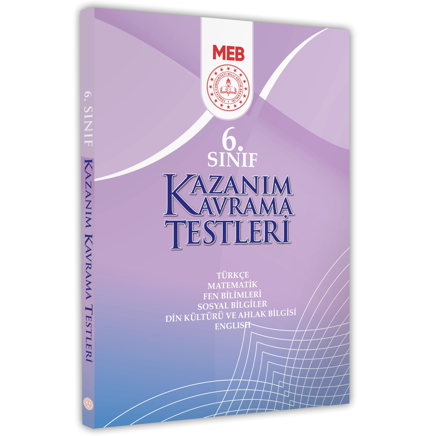 2025 6.Sınıf MEB Tüm Dersler Kazanım Kavrama Testleri KKT Yaprak Test Kitabı BASKI ÜCRETİ
