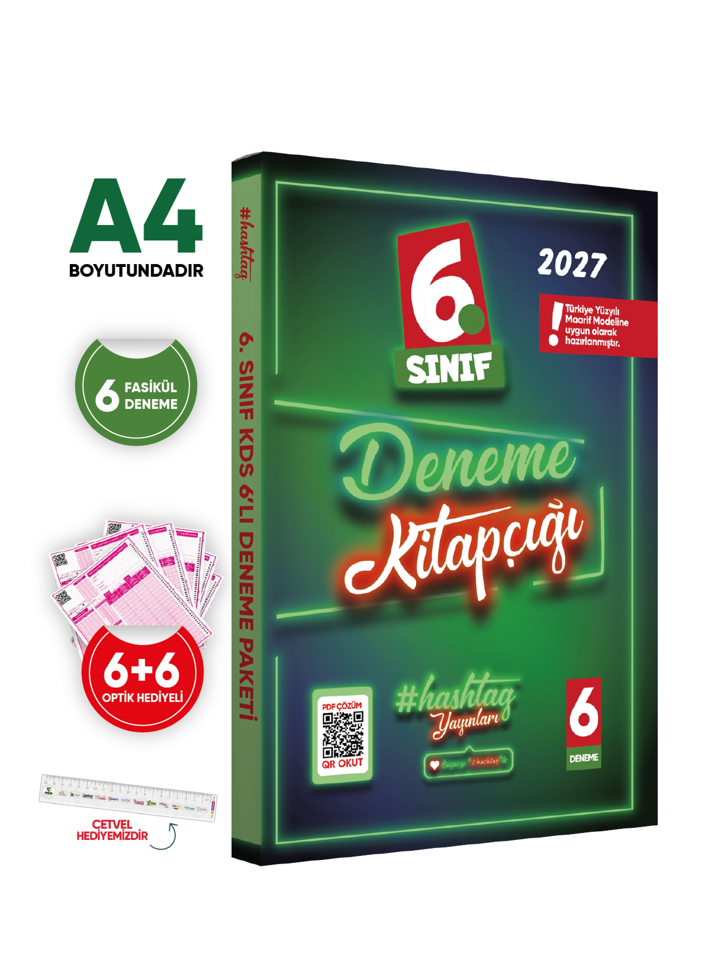 2027 6.Sınıf #hashtag Kazanım Değerlendirme Sınavı 6lı SARMAL Deneme Paketi Çözümlü Türkiye Geneli