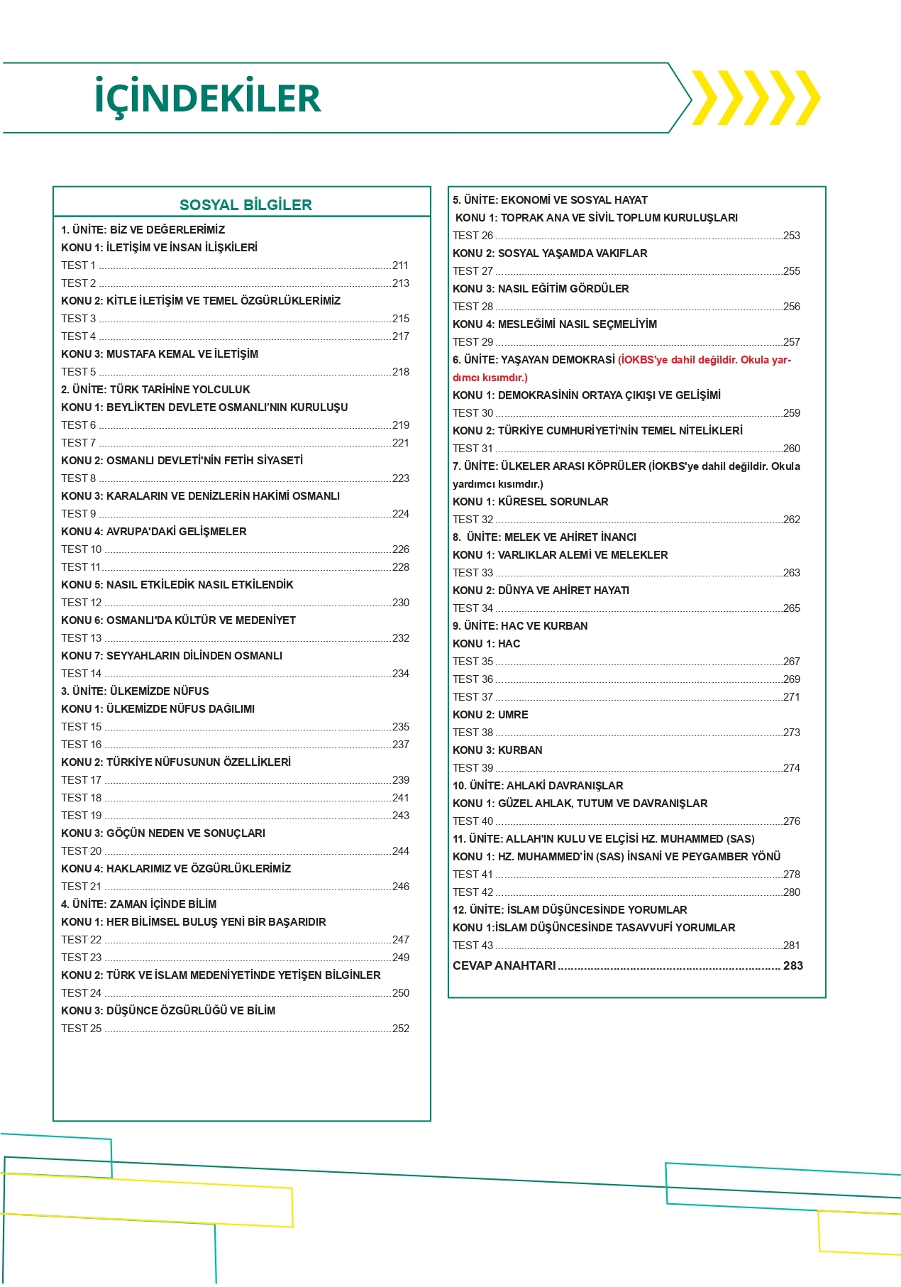 8.Sınıfa Hazırlık Tüm Dersler Yaz Tatil Kitabı Dijital Çözümlü Soru Bankası