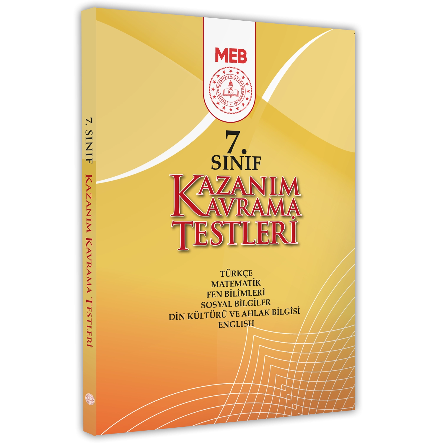 2025 7.Sınıf MEB Tüm Dersler Kazanım Kavrama Testleri KKT Yaprak Test Kitabı BASKI ÜCRETİ
