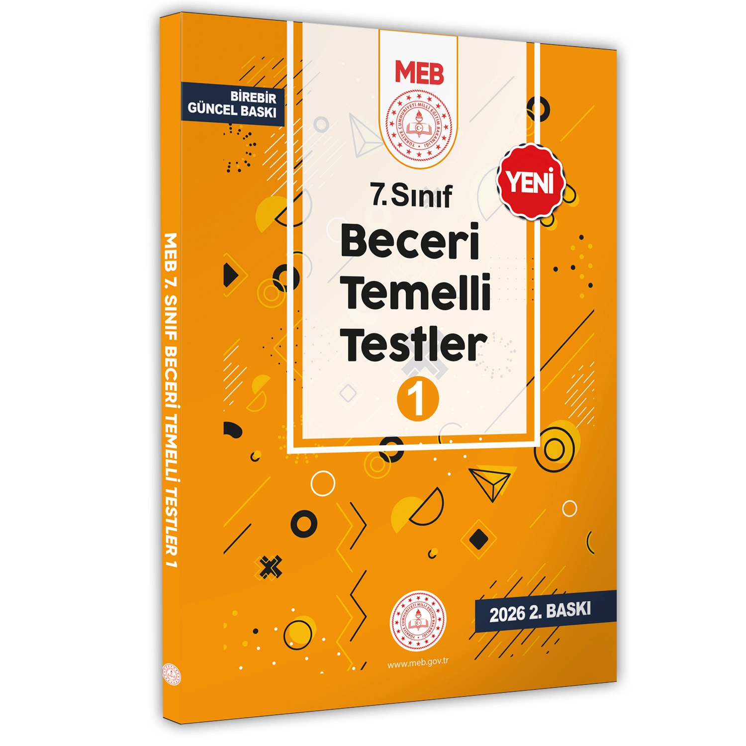 2026 7.Sınıf MEB Beceri Temelli Testler 1. Kitap Örnek Soru Bankası (Renkli Baskı) BASKI ÜCRETİ