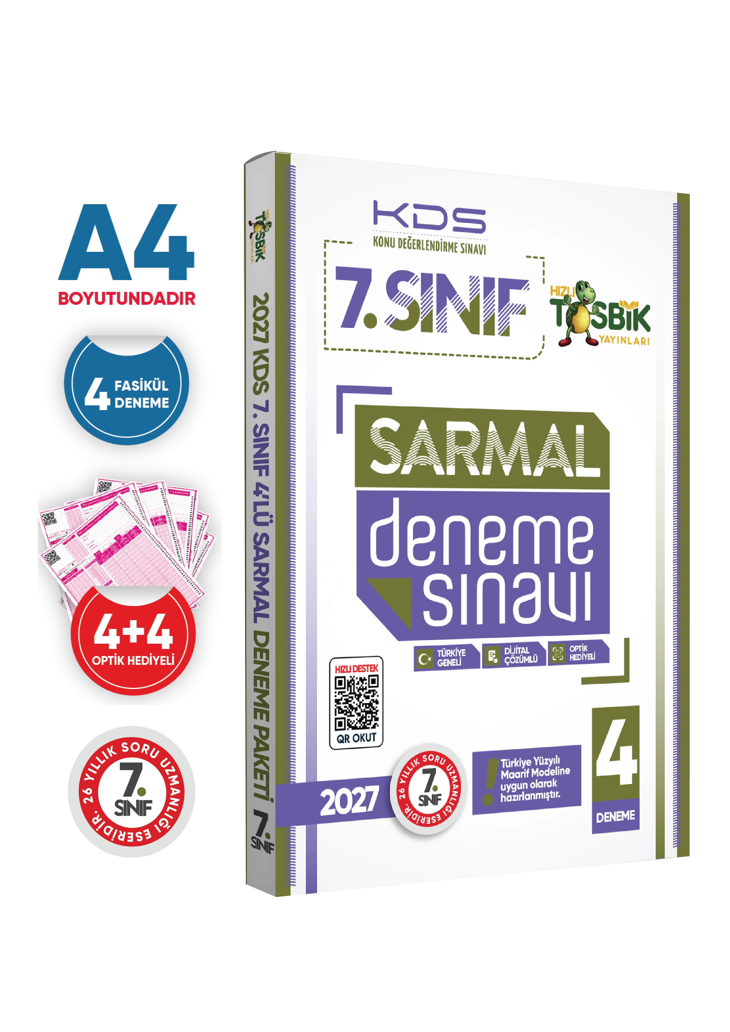 2027 7.Sınıf YENİ SİSTEM İOKBS BURSLULUK Tıpkı Basım ve Sarmal Deneme Seti Türkiye Geneli D. Çözümlü
