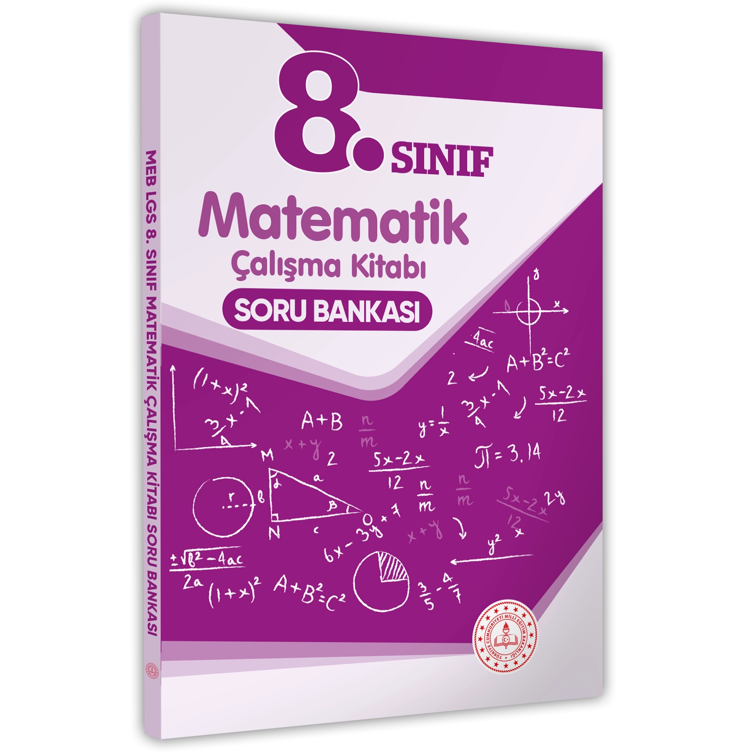 2025 8.Sınıf LGS Matematik MEB Çalışma Kitabı Soru Bankası (Renkli Baskı A4 Boyutlu) BASKI ÜCRETİ