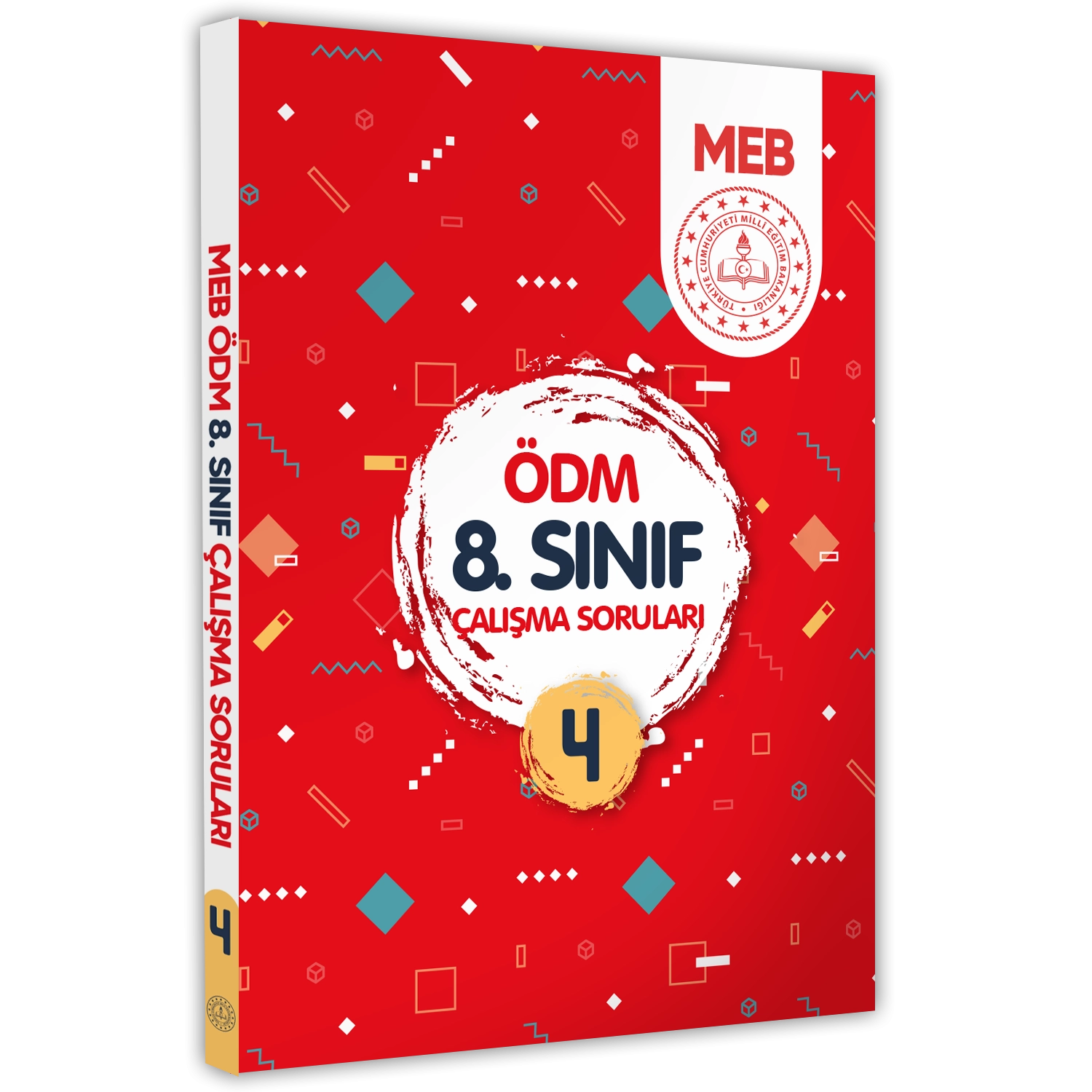 LGS MEB Çalışma Soruları Ölçme Değerlendirme Merkezi ÖDM 8.Sınıf Çalışma Kitabı 4 BASKI ÜCRETİ