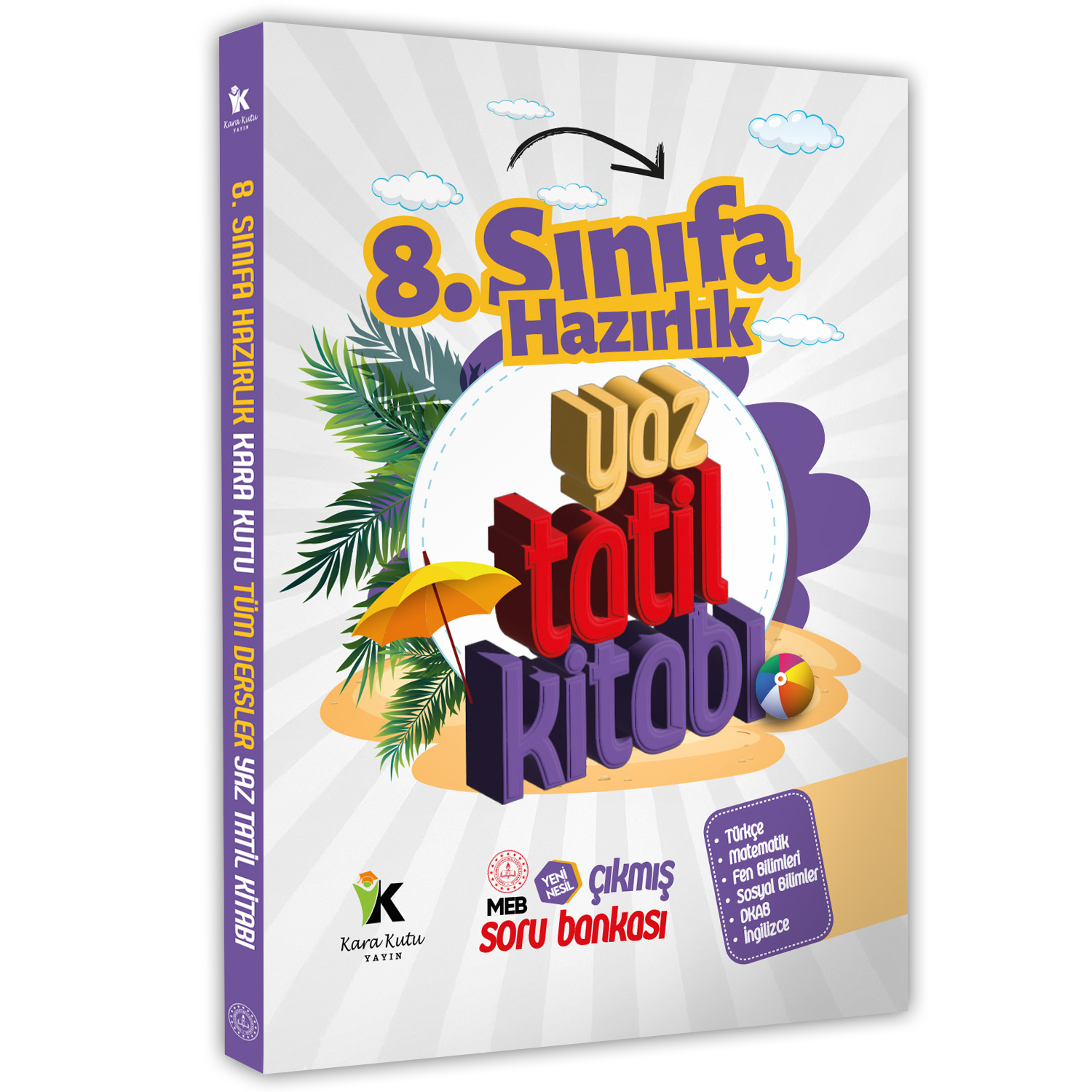 8.Sınıfa Hazırlık Tüm Dersler Yaz Tatil Kitabı Dijital Çözümlü Soru Bankası