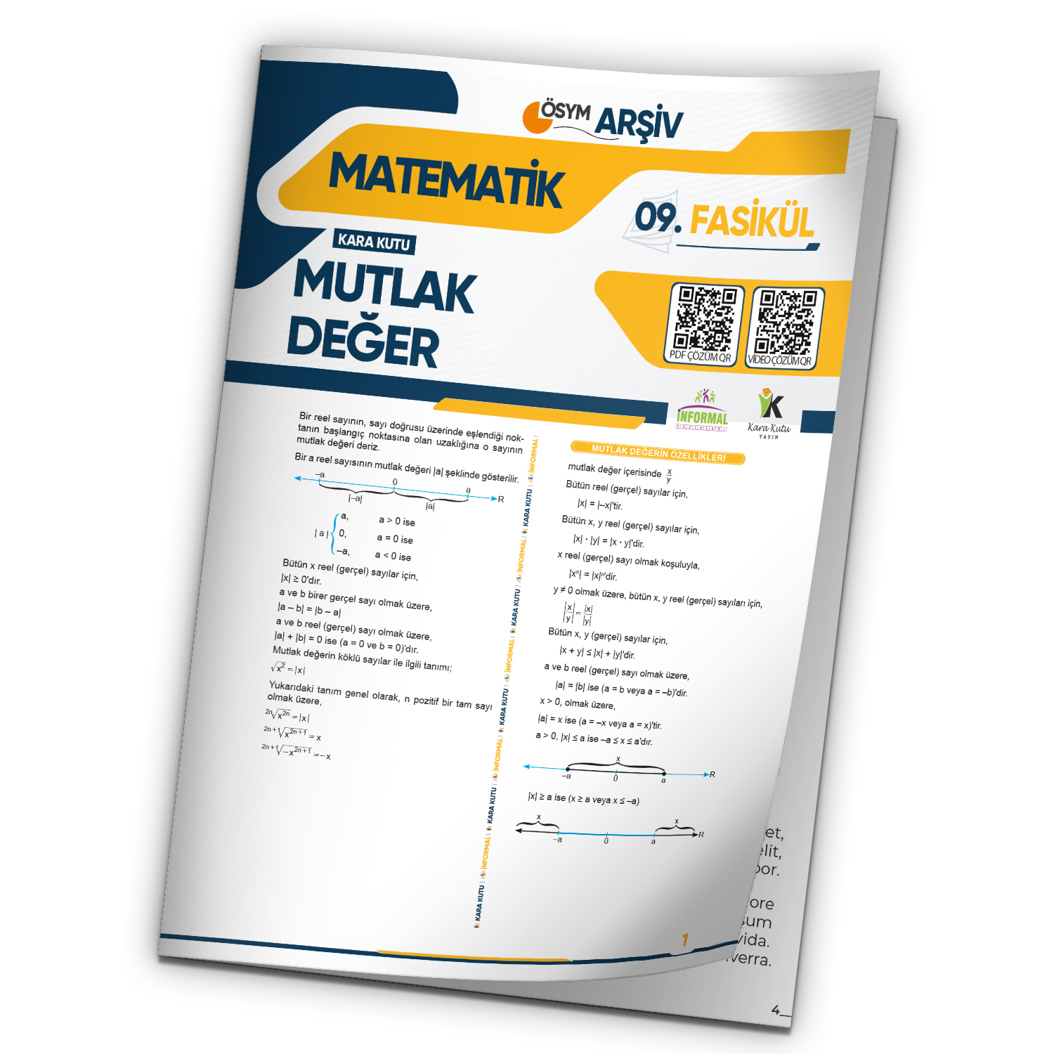 2025 ALES Matematik Kara Kutu Mutlak Değer 9.Fasikül ÖSYM Çıkmış Soru Bankası Modüler Set Çözümlü